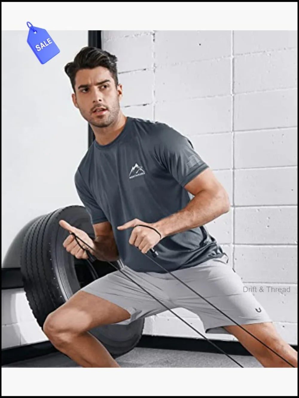 Men's UPF 50+ Sun Protection Shirt Short Sleeve Rash Guard Athletic T-Shirt